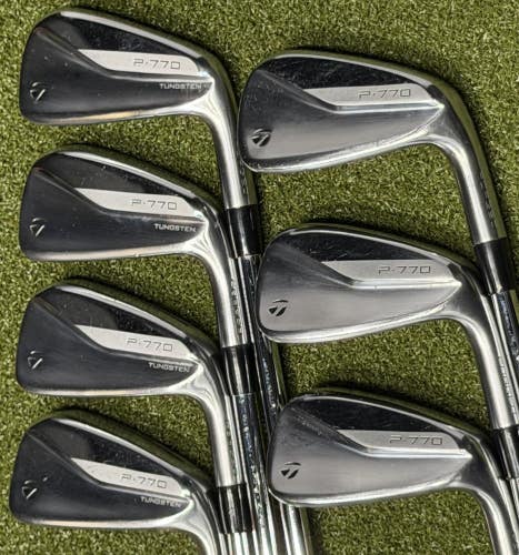 TaylorMade P770 2023 Forged Iron Set 4-PW Steel Dynamic Gold Tour Issue X100 RH