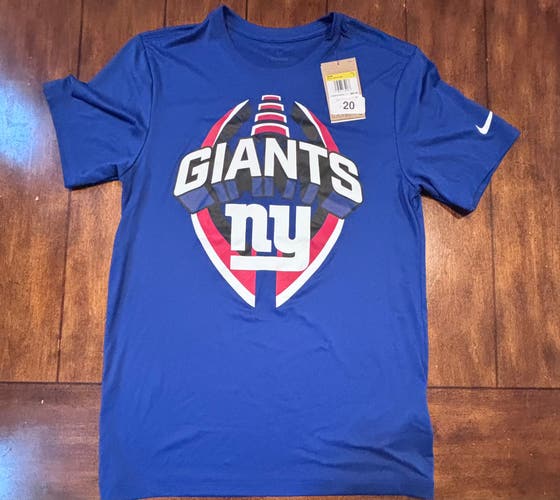 New York Giants Nike Legend Icon Performance T-Shirt  Adult Small NWT