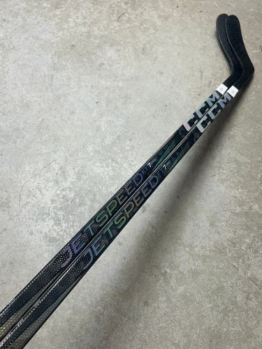 2 PACK 90 Flex Custom P28M Senior CCM Jetspeed FT7 Pro Left Hand Hockey Stick Pro Stock (New)