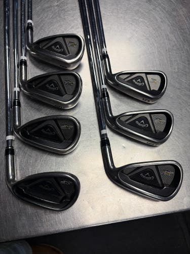2014 Callaway X2 Hot Right Handed Iron Set Regular Flex (Used)