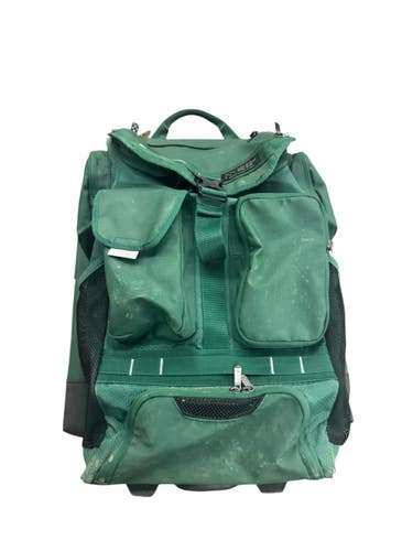 Used Easton 5 TOOL PHENOM BB/SB Player Wheeled Bag Green 11835-S000212150