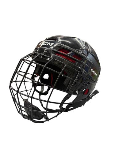 Used CCM TACKS 70 Helmet Cage Combo Black MD 11835-S000212157