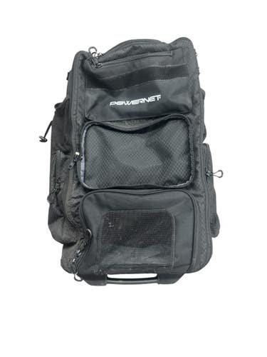 Used Powernet ODYSSEY WHEEL BAG BB/SB Player Wheeled Bag Black 11835-S000212171