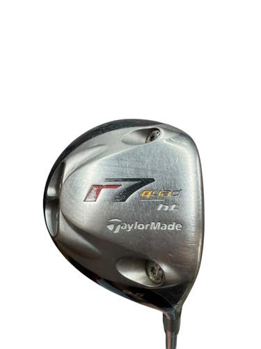 Used Taylormade R7 QUAD Mens Driver RH Black 9.5 Degree 11835-S000212083