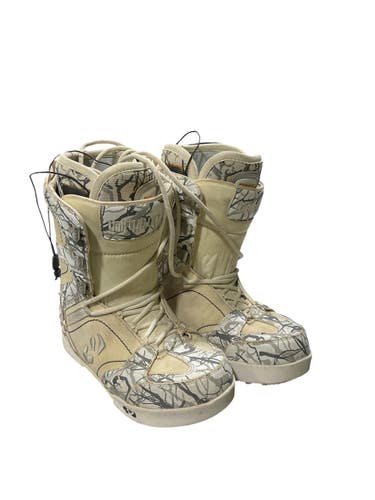 Used ThirtyTwo PRION Mens Snowboard Boots White Senior 12 11847-S000038204
