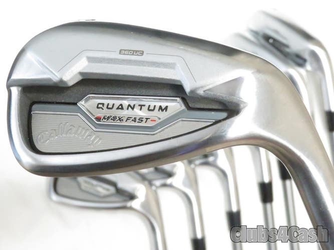 Callaway Quantum Max Fast Irons Denali Charcoal 55g 5.0 5-P,A,G SENIOR 1 UP