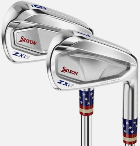 Srixon ZXi5 / ZXi7 All-American USA Combo Iron Set 4-PW Steel Stiff Flex NEW