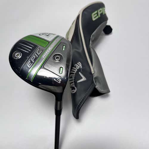 Callaway EPIC Max 3 Fairway Wood 15* HZRDUS Smoke iM10 6.0 60g Stiff RH HC