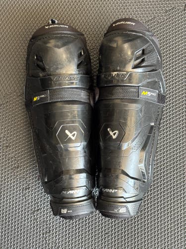 Bauer Supreme M5 Pro 14" Shin Pads Great Condition