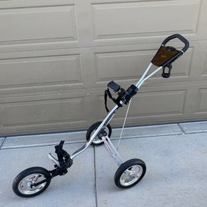 Silver Unisex Bag Boy Push Cart (Used)