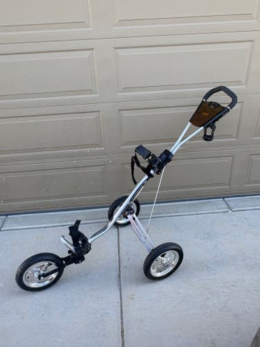 Silver Unisex Bag Boy Push Cart (Used)