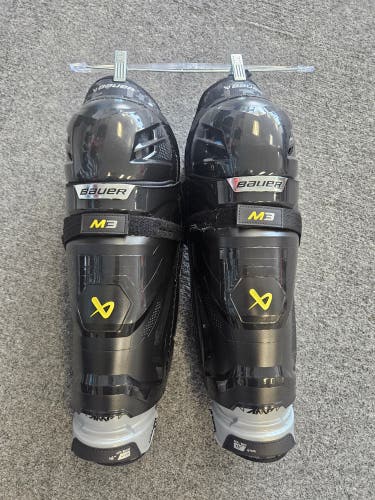 Senior Bauer Supreme M3 15" Shin Pads (New)