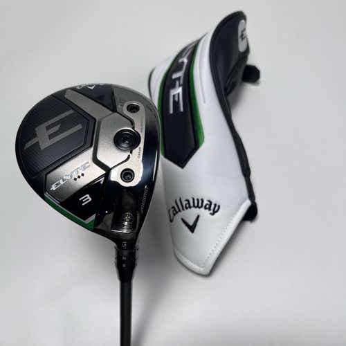 Callaway Elyte Triple Diamond 3 Fairway 15* Denali Blue 5.5 60g Regular RH HC