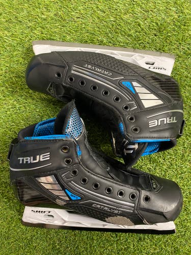 True Catalyst 5x4 Senior Hockey Goalie Skates | Regular Width | Size 8