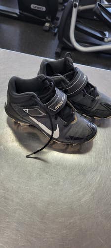 Used Nike TROUT 4.5 BB/SB Cleats Black Junior 04.5 11497-S000161133
