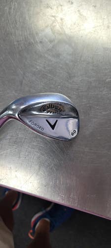 Used Callaway FORGED CHROME Golf Wedge Mens LH 60 Degree 11497-S000161124