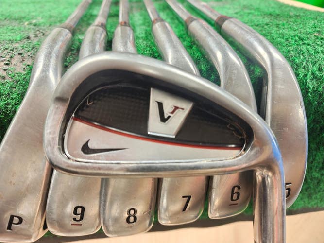 Nike VR Victory Red Full Cavity Iron Set 4-PW Steel Shaft Stiff Flex S300 DG
