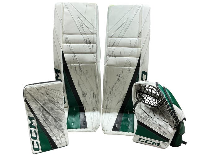 Remi Poirier Stars 35+3 CCM EFlex 7 Goalie Full Set Pro Stock (Used) 2208