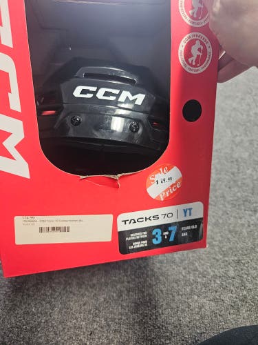 XS CCM Tacks 70 Helmet (New)