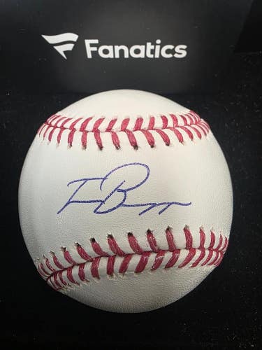 Cleveland Guardians TRAVIS BAZZANA Autograph Auto Signed MLB Baseball Fanatics