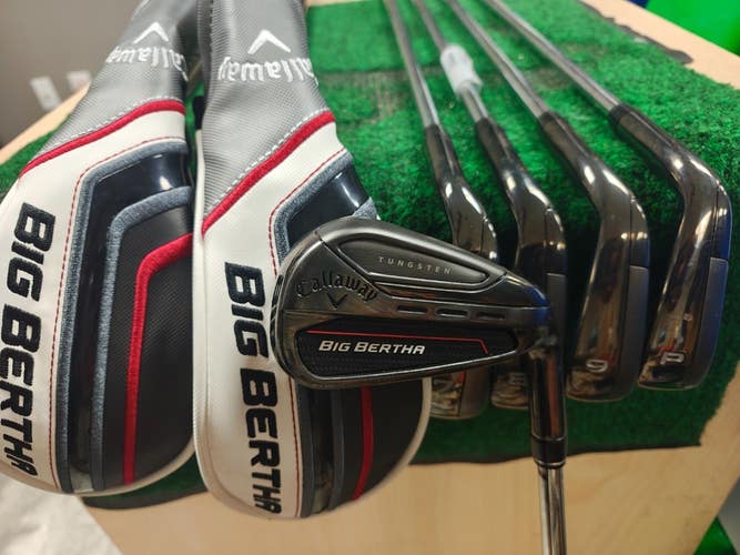 Callaway 2023 Big Bertha Hybrid/Iron Set 4H,5H,6i-PW Graphite/Steel Regular Flex