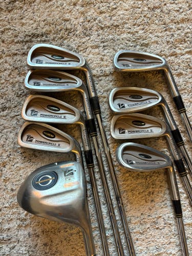 Men's Square Two PowerCircle II Iron Set + Driver | Right Handed Stiff Flex (Used)