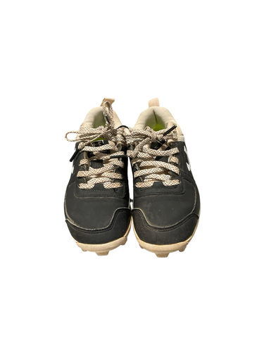 Used Under Armour BLK/WHT CLEATS BB/SB Cleats Black And White Youth 13.0 11834-S000056661