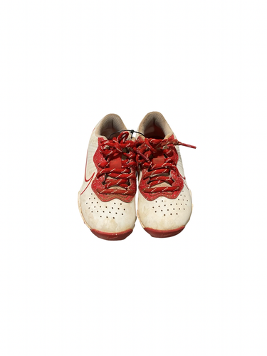 Used Nike RED/WHT CLEATS BB/SB Cleats Red Youth 11.0 11834-S000056662