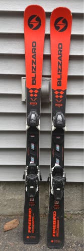 2024 Blizzard  120 cm Racing Skis With Bindings (Used)