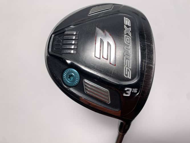 Tour Edge Exotics XJ1 3 Fairway Wood 15* Fujikura Air Speeder Ladies RH