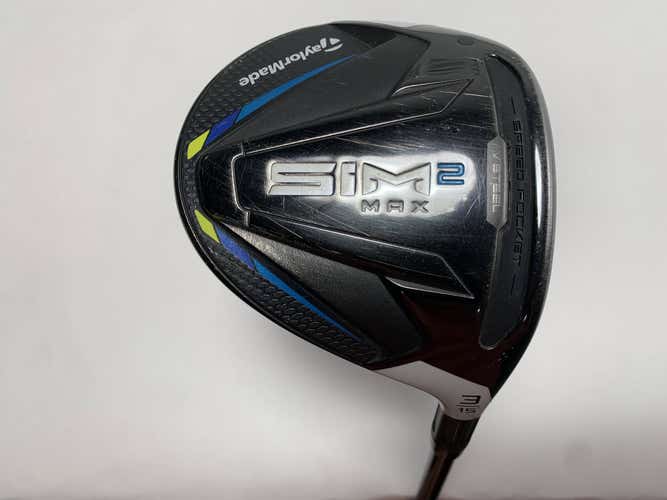 TaylorMade SIM2 MAX 3 Fairway Wood 15* Fujikura Ventus Blue 6-S Stiff RH