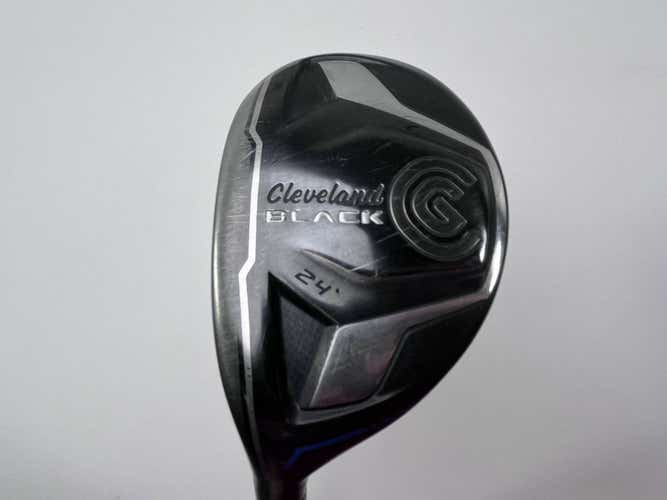 LEFTY Cleveland CG Black 2015 5 Hybrid 24* Bassara 55x5ct 55g Stiff  LH