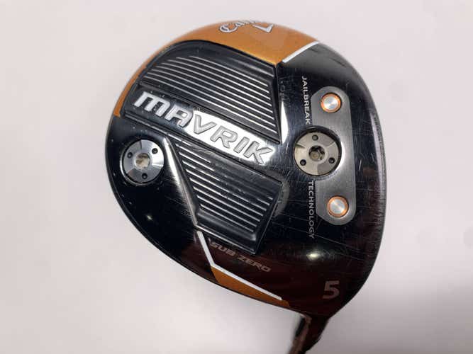 Callaway Mavrik Sub Zero 5 Fairway Wood 18* Even Flow Riptide 6.0 60g Stiff RH