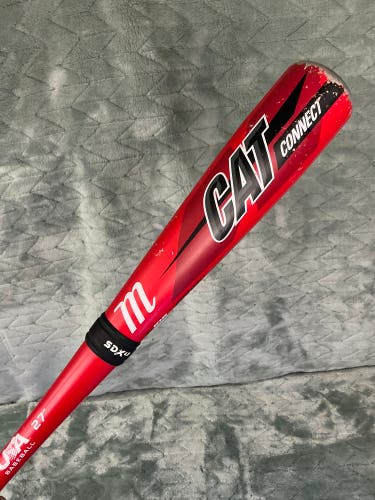 2021 Marucci CAT Connect Hybrid Bat USABat Certified (-11) Hybrid 16 oz 27" (Used)