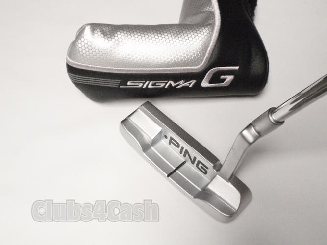 Ping Sigma G ANSER Platinum Putter Black Dot +Cover 35"   LEFT .. MINT