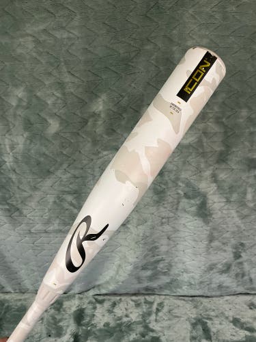 2025 Rawlings Icon Composite Bat USSSA Certified (-5) Composite 27 oz 32" (Used)