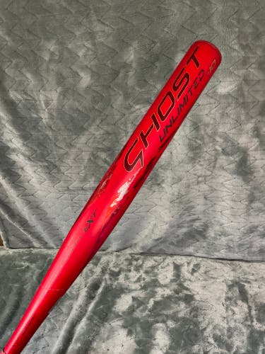Red 2023 Easton Ghost Unlimited Composite Bat (-10) Composite 22 oz 32" (Used)