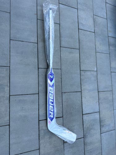 Senior Bauer Supreme Shadow Regular Goalie Stick 25" Paddle P31 Pro Stock (New) White/ Purple