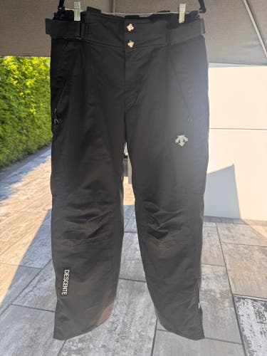 Descente Men’s Ski Pants US 36 Long EU 52 Black Insulated