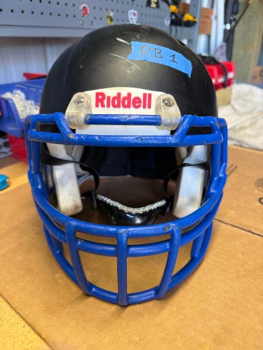USED RIDDELL SPEED ADULT HELMET - MEDIUM - FLAT BLACK - REJECT