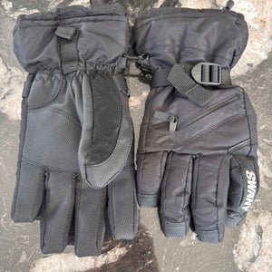 Swany Men’s Large Insulated Ski Snow Gloves Black