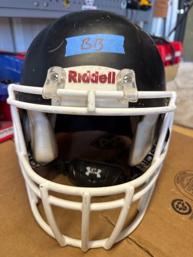 USED RIDDELL SPEED ADULT HELMET - MEDIUM - FLAT BLACK - REJECT