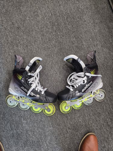 New Bauer Vapor Hyperlite 2 Inline Skates Regular Width Size 9.5 (New)