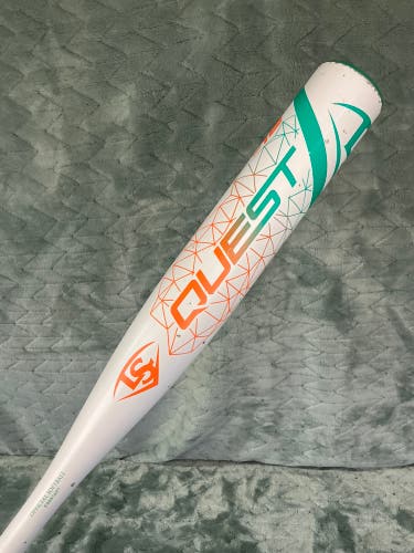 Green 2018 Louisville Slugger Quest Alloy Bat (-12) Alloy 16 oz 28" (Used)