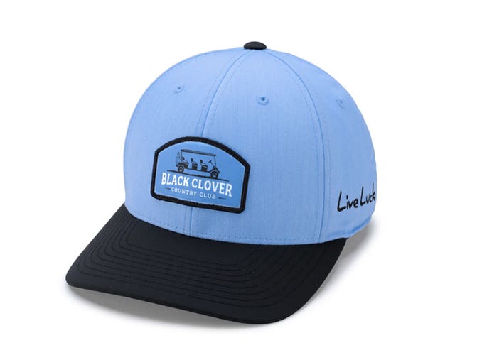NEW Black Clover Live Lucky Country Clubbin Blue Snapback Golf Hat/Cap