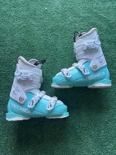 Kid's Tecnica JT3 Pearl Ski Boots (Used) | Mondo 24.5 (290mm)