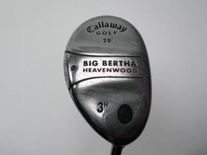 Callaway Big Bertha Heavenwood 3 Hybrid 20* RCH 75w Regular Graphite Mens RH