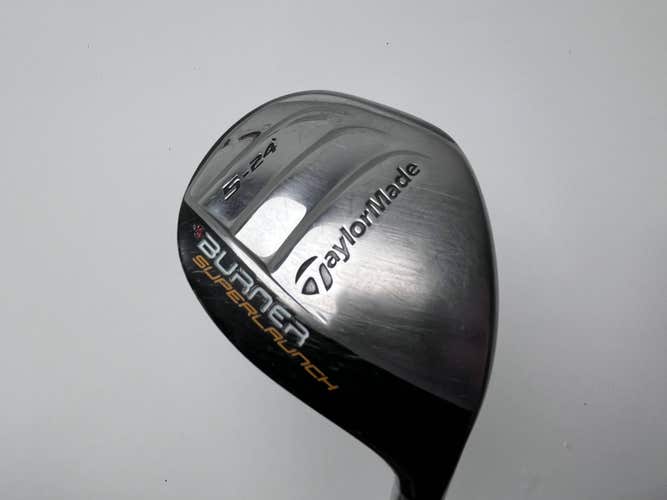 TaylorMade Burner Superlaunch 5 Hybrid 24* REAX 60g Senior Graphite Mens RH