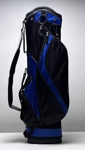 Tour Gear Golfer's Cart Bag Black 6-Way Divide Single Strap Golf Bag