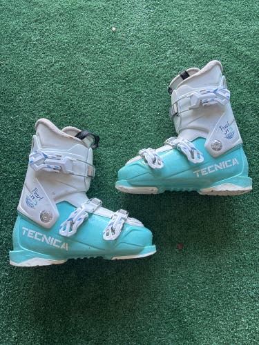 Kid's Tecnica JT3 Pearl Ski Boots (Used) | Mondo 24.5 (290mm)